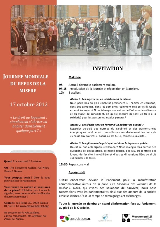 Invitation 17 ocotbre - militants